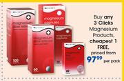Clicks Magnesium Products-Per Pack