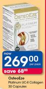 OSteoEze Platinum UC-II Collagen Capsules-30's Per Pack