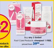 Sorbet Foot Care Products-Each