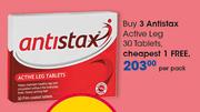 Antistax Active Leg Tablets-30's Per Pack
