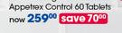 GNC Appetrex Control 60 Tablets-Each