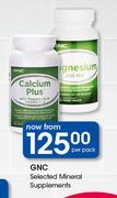 GNC Selected Mineral Supplements-Per Pack