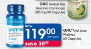 GNC Total Lean Waterex 60 Capsules-Per Pack
