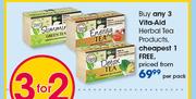 Vita-Aid Herbal Tea Products-Per Pack