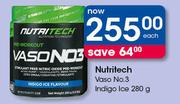 Nutritech Vaso No.3 Indigo Ice-280g Each