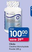 Clicks Creative Monohydrate Powder-205g Each