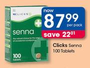 Clicks Senna 100 Tablets -Per Pack