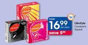 Lifestyle Condoms 3 Pack-Per Pack