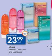 Clicks Selected Condoms And Lubricants-Each