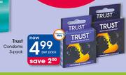 Trust Condoms 3 Pack-Per Pack