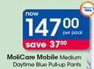 Moli Care Mobile Medium Daytime Blue Pull Up Pants-Per Pack