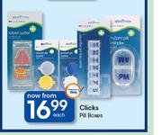 Clicks Pill Boxes-Each