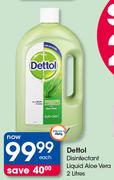Dettol Disinfectant Liquid Aloe Vera-2Ltr Each