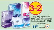 Tena lady Incontinence Pads-Per Pack
