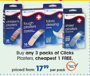 Clicks Plasters-Per Pack