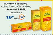  Vitaforce Active Arnica Oils Or Gels-Each