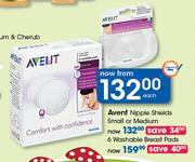 Avent 6 Washable Breast Pads-Each