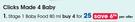 Clicks Made 4 Baby Stage 1 Baby Food-4x80ml Per Offer