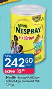 Nestle Nespray Fortiglow School Age Powered Milk-1.8kg Each