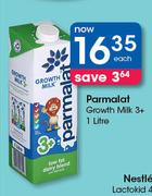 Parmalat Growth Milk 3Plus-1Ltr Each