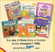 Clicks Baby Or Toddler Books-Each