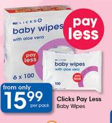 Clicks Pay Less Baby Wipes-Per Pack