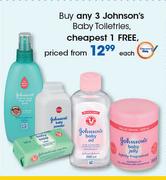 Johnsons Baby Toiletries-Each