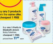 Purity & Elizabeth Anne's Baby Toiletries-Each