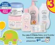 Clicks Baby And Toddler Toiletries