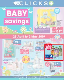 Clicks : Great Family Savings (23 Apr - 2 May 2019), page 34