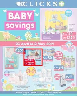 Clicks : Great Family Savings (23 Apr - 2 May 2019), page 34