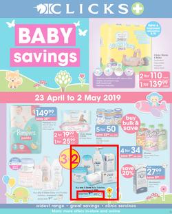 Clicks : Great Family Savings (23 Apr - 2 May 2019), page 34