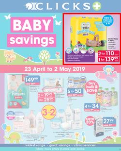Clicks : Great Family Savings (23 Apr - 2 May 2019), page 34