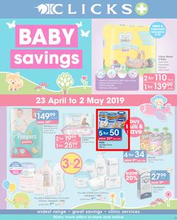 Clicks : Great Family Savings (23 Apr - 2 May 2019), page 34