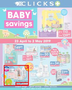 Clicks : Great Family Savings (23 Apr - 2 May 2019), page 34