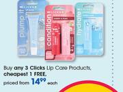 Clicks Lip Care Products
