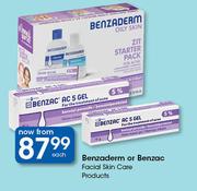 Nenzaderm Or Benzac Facial Skin Care Products-Each