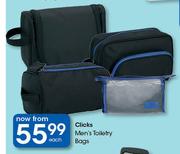 Clicks Men's Toiletry Bags-Each