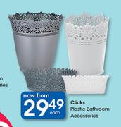 Clicks Plastic Bathroom Asccessories-Each