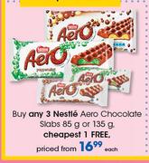 Nestle Aero Chocolate Slabs-85g Or 135g Each
