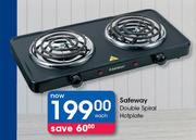 Safeway Double Spiral Hotplate-Each