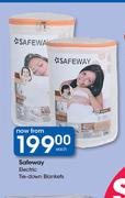 Safeway Electric Tie Down Blanket-Each