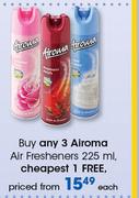 Airoma Air Fresheners-225ml Each