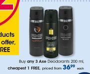 Axe Deodorants-200ml Each