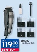 Safeway Hair Clipper Set-Per Set