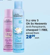 Oh So Heavenly Anti Perspirant-Each