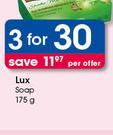 Lux Soap-3X175g Per Offer
