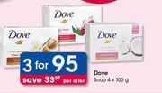 Dove Soap-3 X 4X100g 