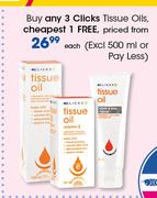  Clicks Tissue Oils-Each