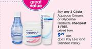  Clicks Aqueous Creams Or Glycerine Products-Each